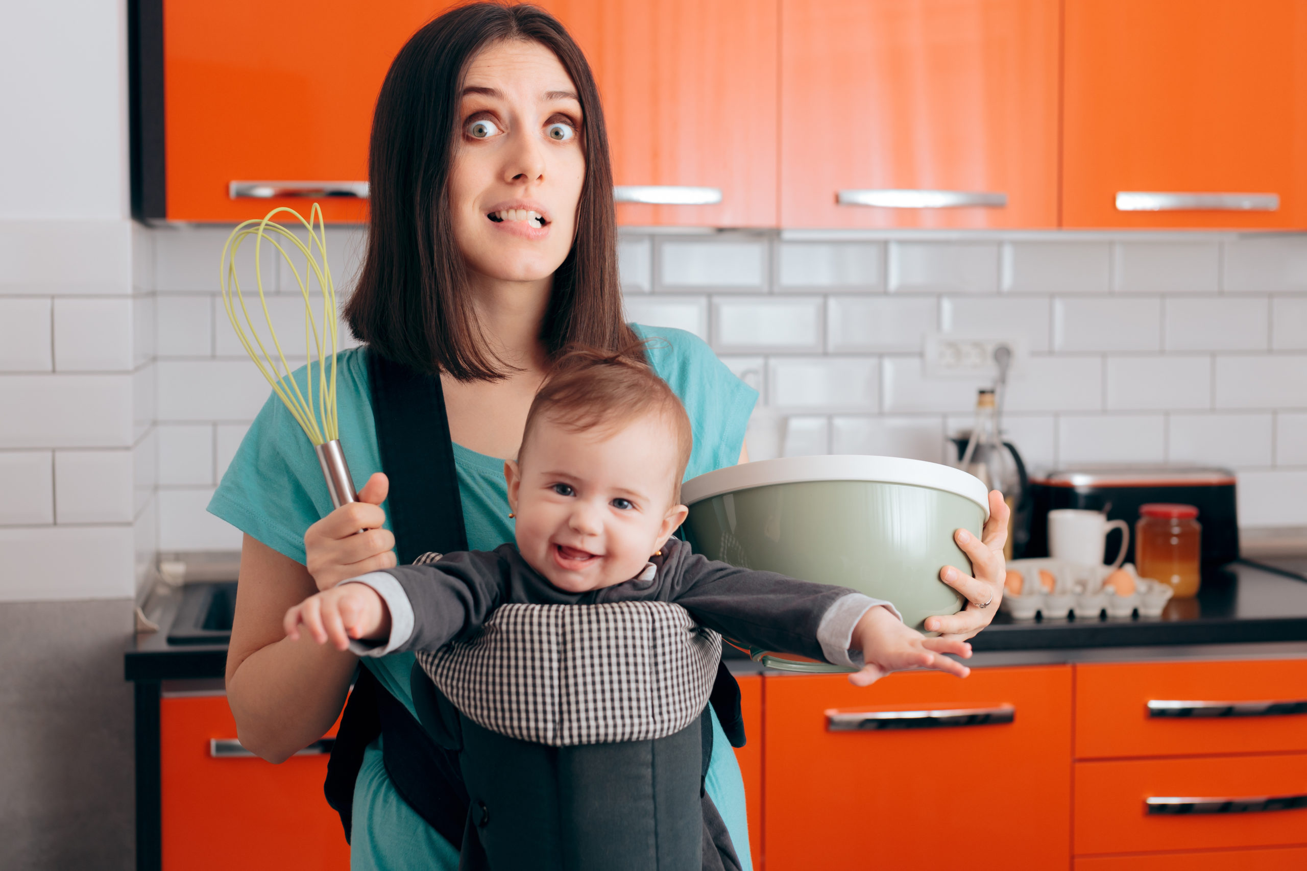  busy mom cooking beans